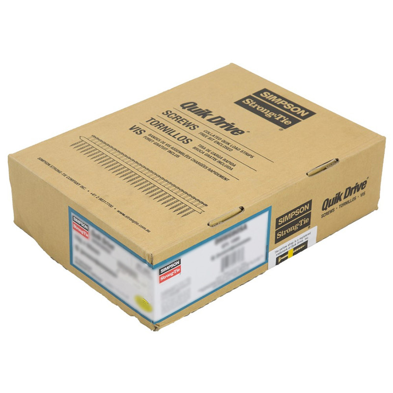 QUIKDRIVE 8G X 42MM NO2 COMBO DRV CL3 SCREW T17 CSK RIBBED (BX 2000)